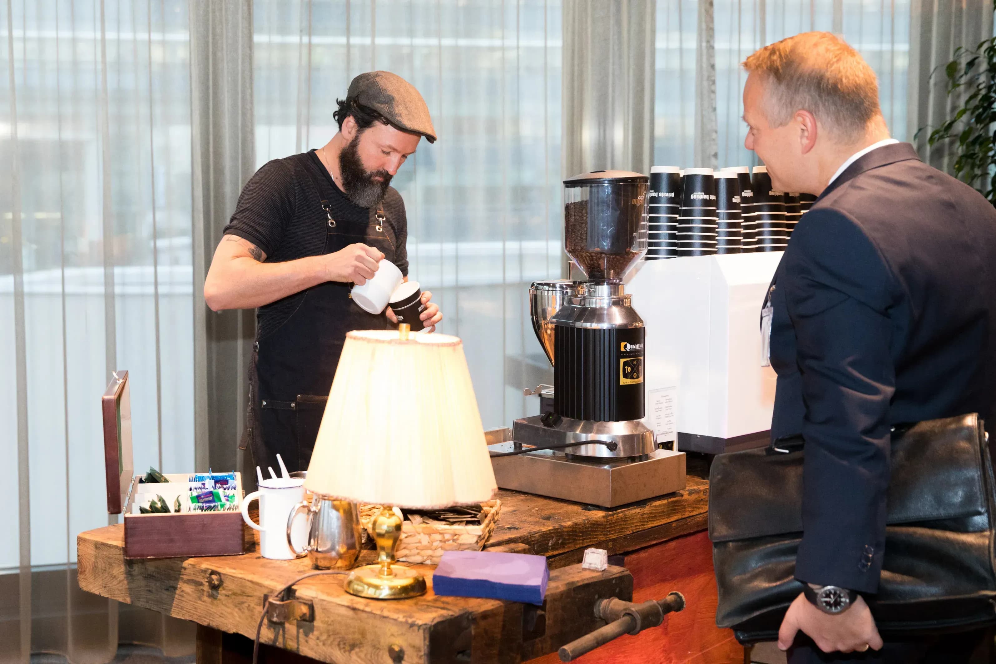 Mobile Kaffeebar in München buchen