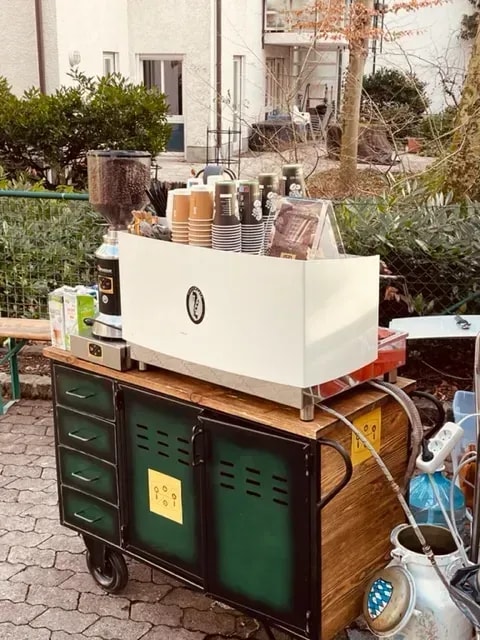 Mobile Coffee Lounge for B2B Networking Events in Vienna