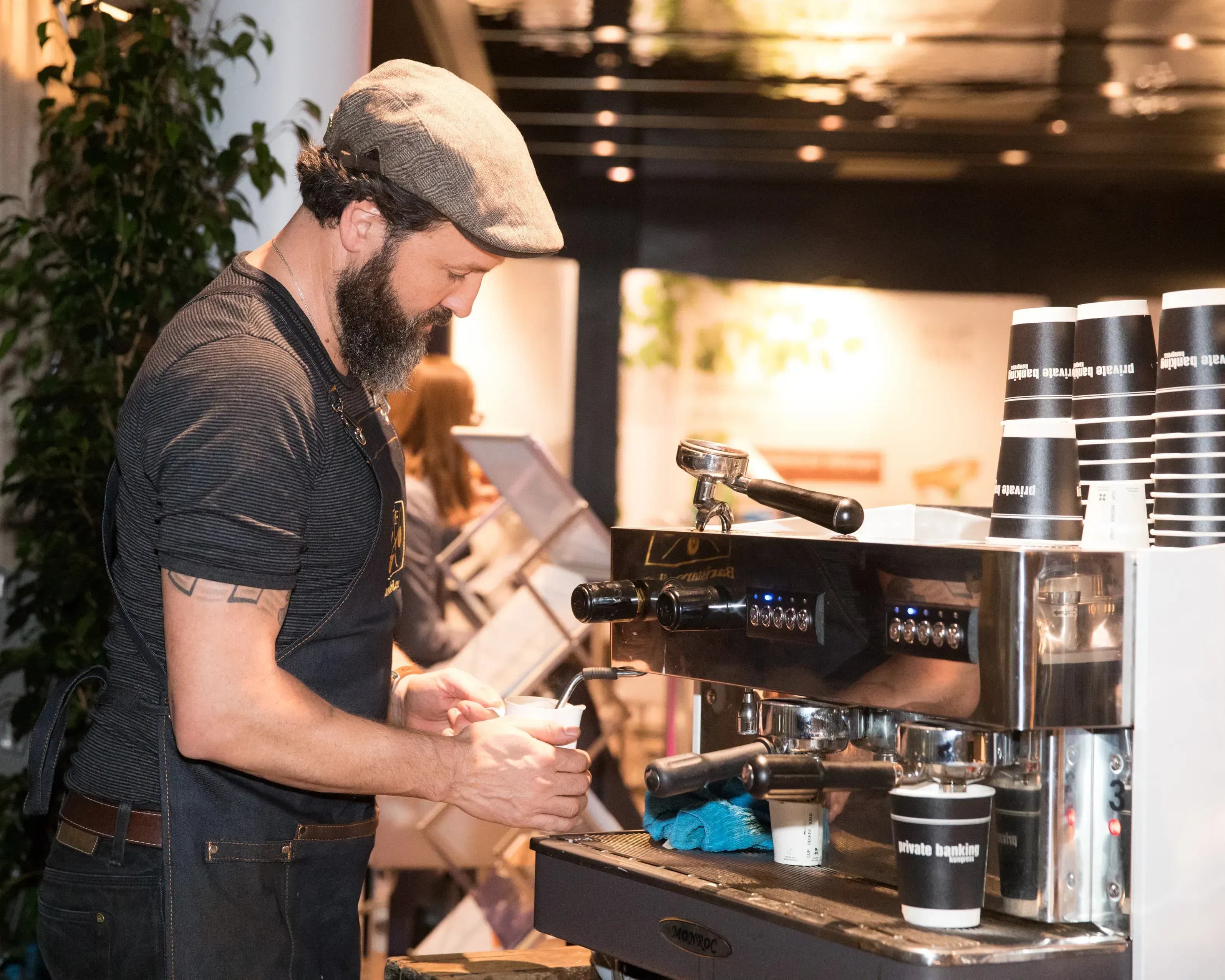 Mobile Kaffeestation für Unternehmensevents in Berlin